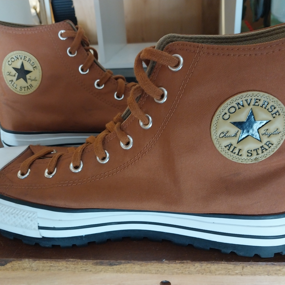 Converse All Star Men's Burnt Orange High-Top Sneakers